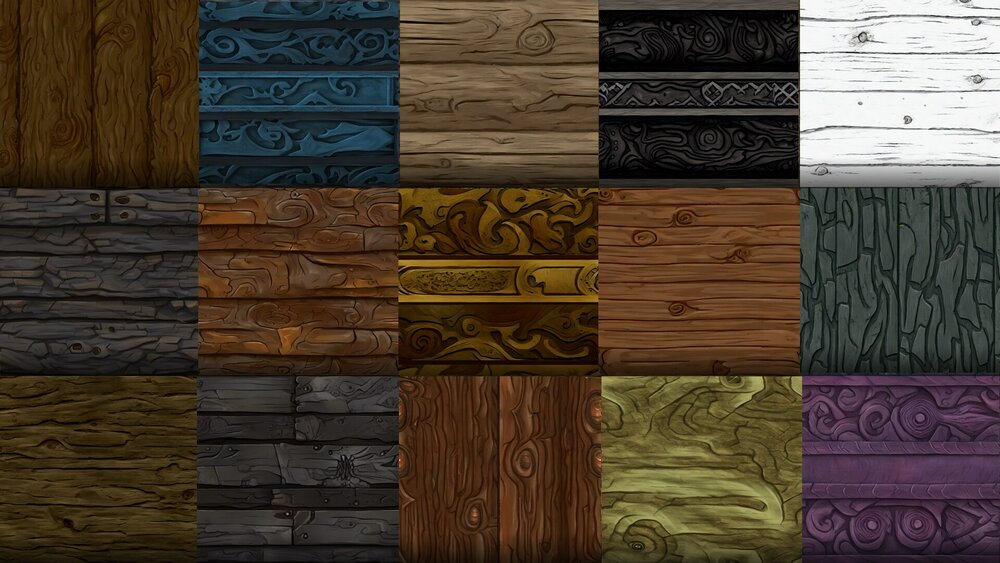 200 wooden textures 