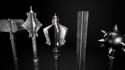 Medieval Melee Weapons Pack 