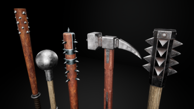 Medieval Melee Weapons Pack 