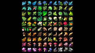 Alchemy Herbs Icons 02 