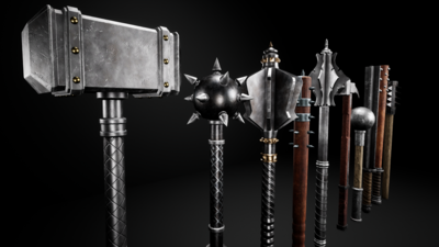 Medieval Melee Weapons Pack 