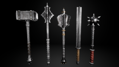 Medieval Melee Weapons Pack 