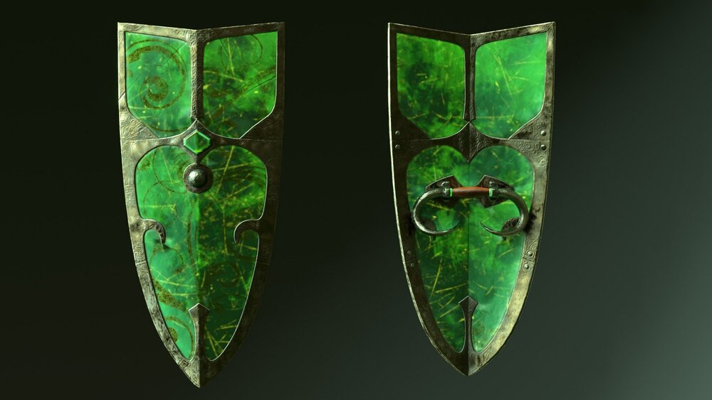 Fantasy Jade Weapon Set 