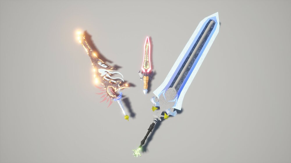 Low Poly Swords Pack 