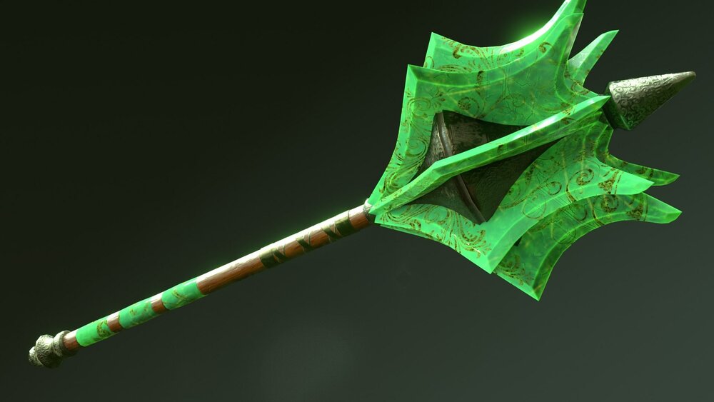 Fantasy Jade Weapon Set 