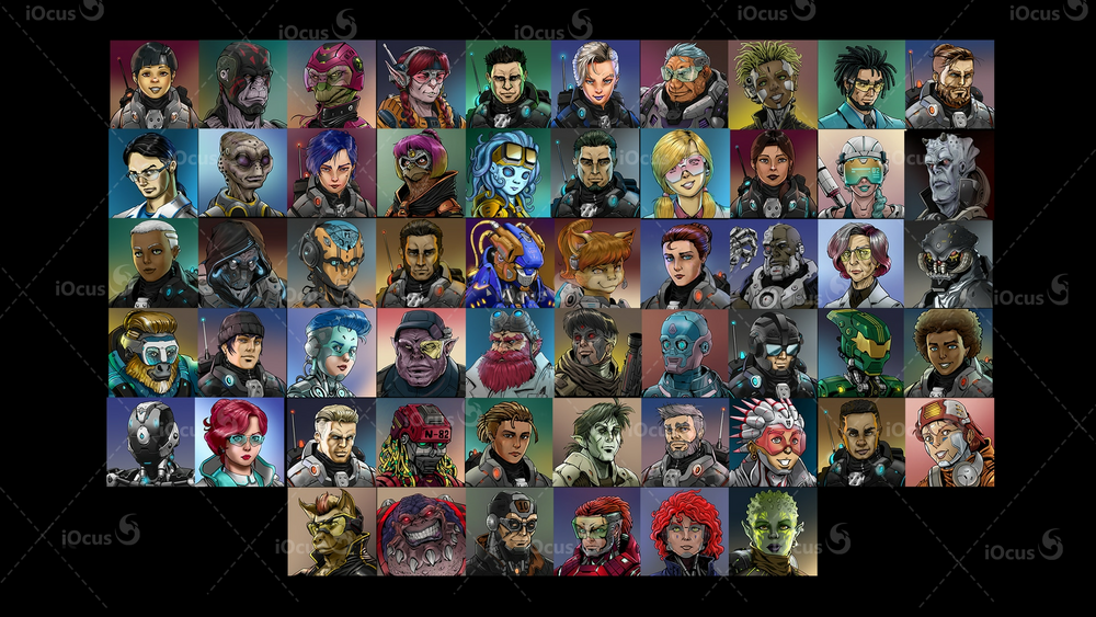 Sci-Fi Avatars Megapack 