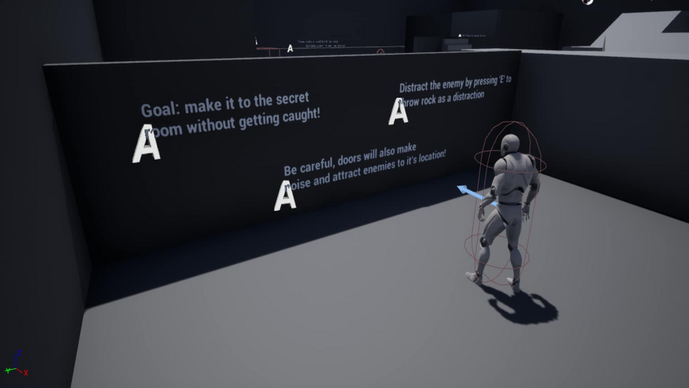 Enemy AI Distraction System 