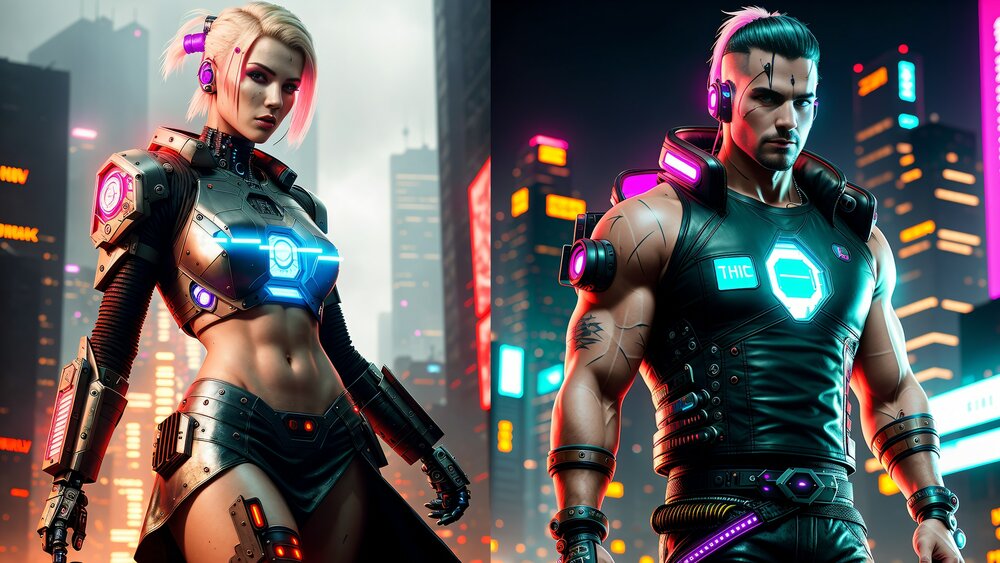 Cyberpunk 4K Avatars (Icons) 