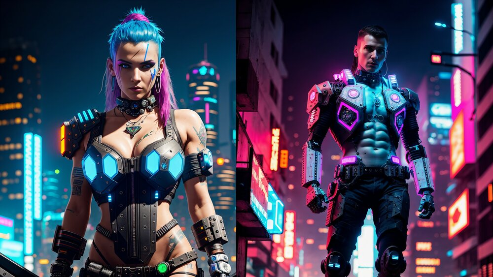 Cyberpunk 4K Avatars (Icons) 