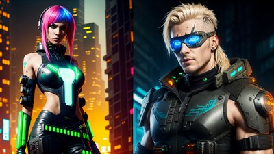 Cyberpunk 4K Avatars (Icons) 