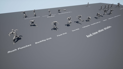 Stylish Action Combat Animation Pack 