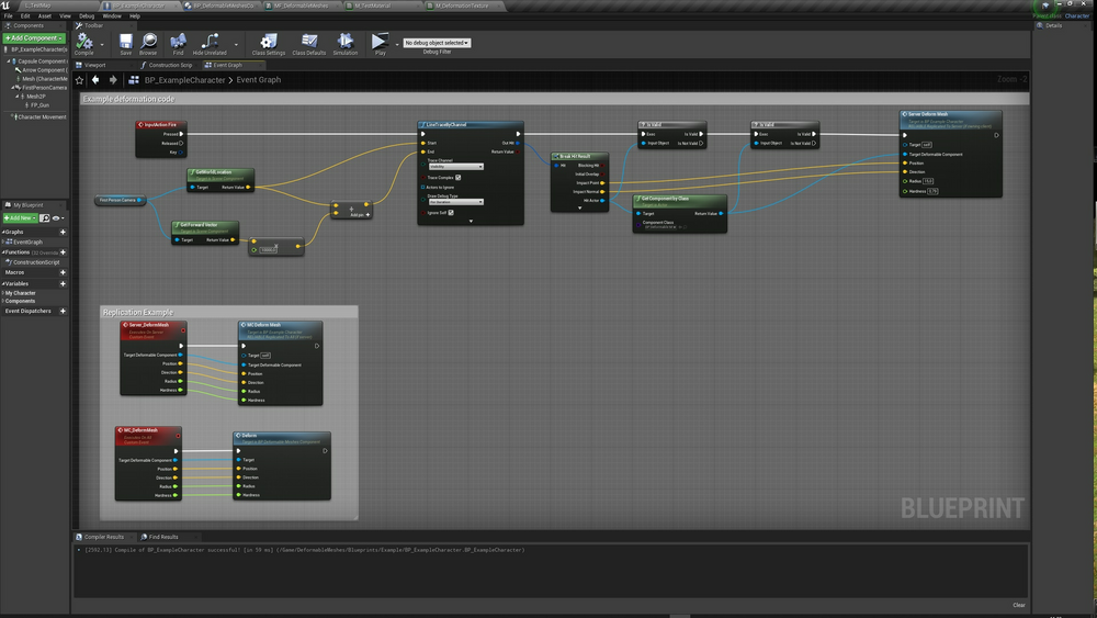 Deformable Meshes (Replicated) 