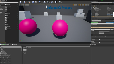 Deformable Meshes (Replicated) 