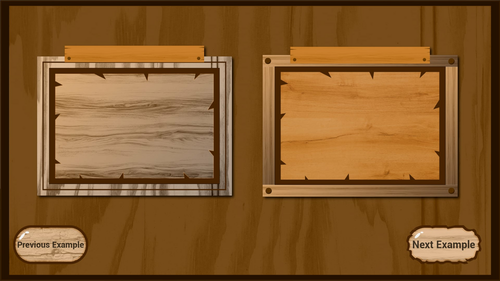 Wood UI set theme 