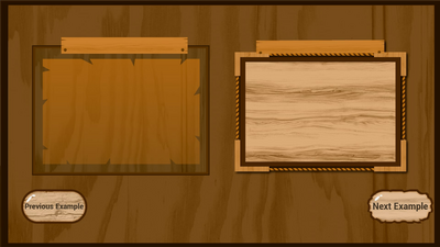 Wood UI set theme 