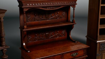 Victorian VOL.1 - Furniture (Nanite and Low Poly) 