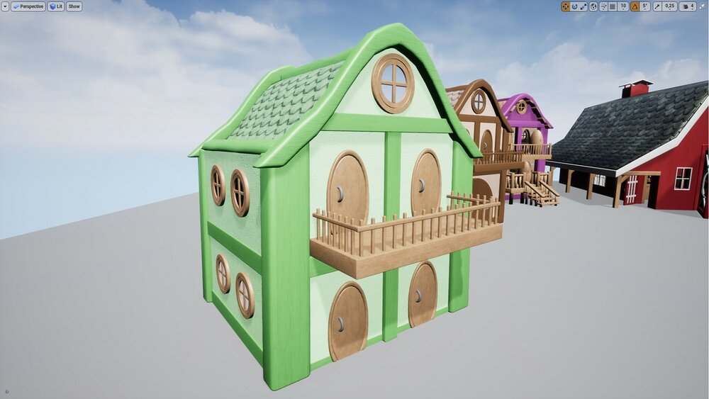 Fantasy Buildings/Houses Set 