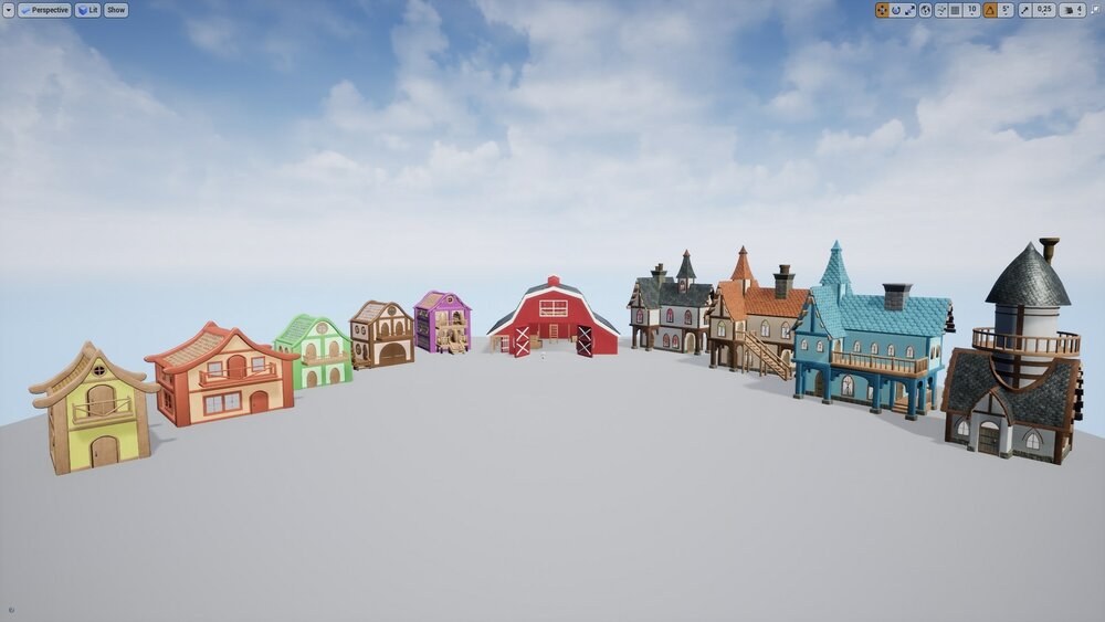 Fantasy Buildings/Houses Set 