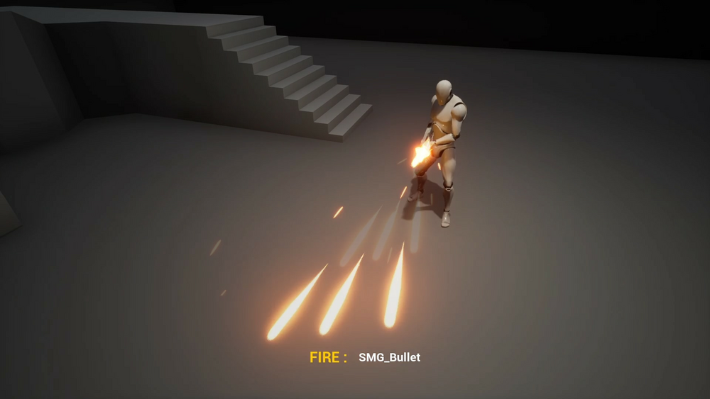 Weapon and Bullet Niagara VFX 