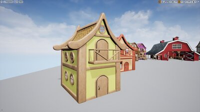 Fantasy Buildings/Houses Set 