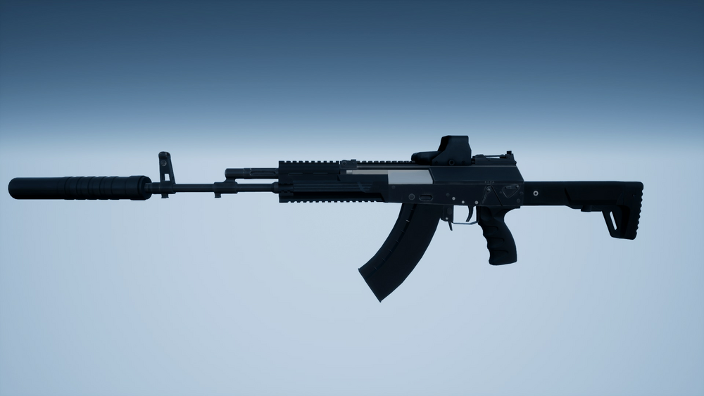 AK Prototype Animated FPS Rifle 