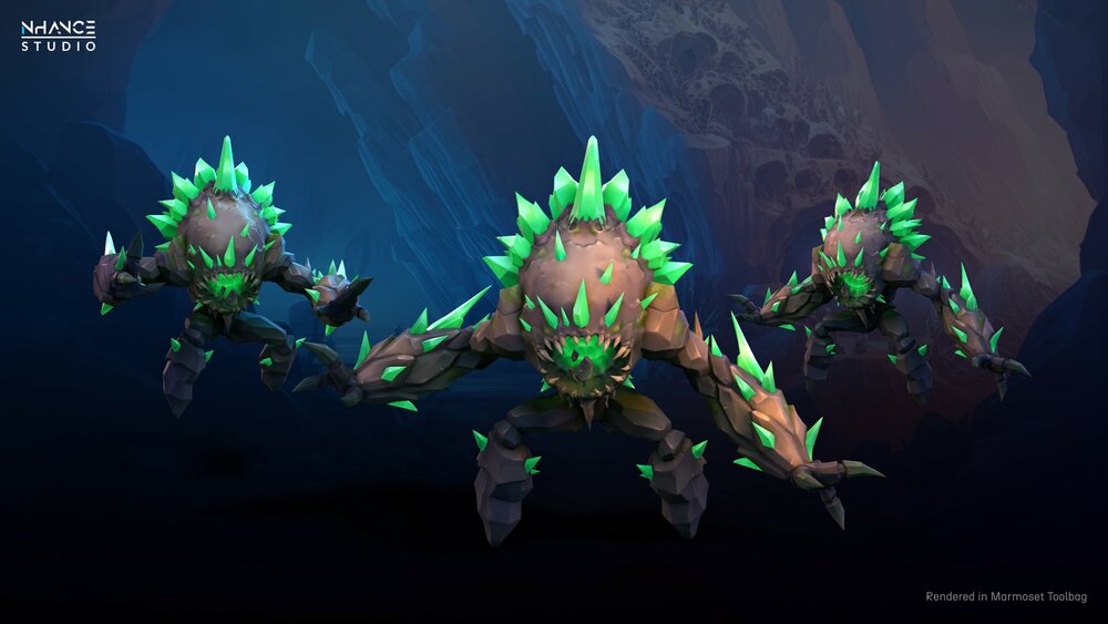 Stylized Fantasy Crystal Golem 