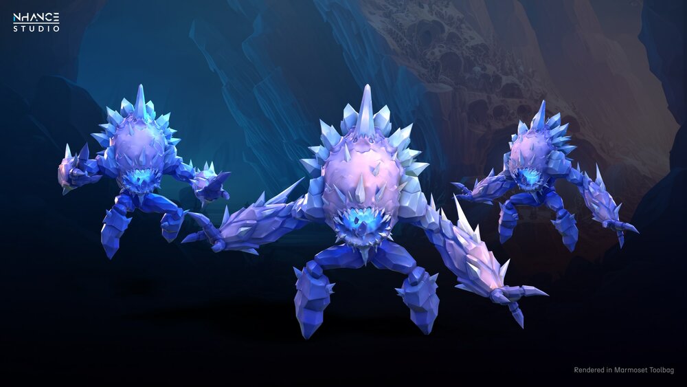 Stylized Fantasy Crystal Golem 