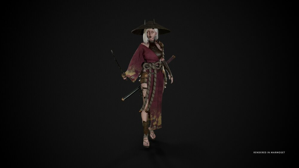 Samurai Demon Girl 