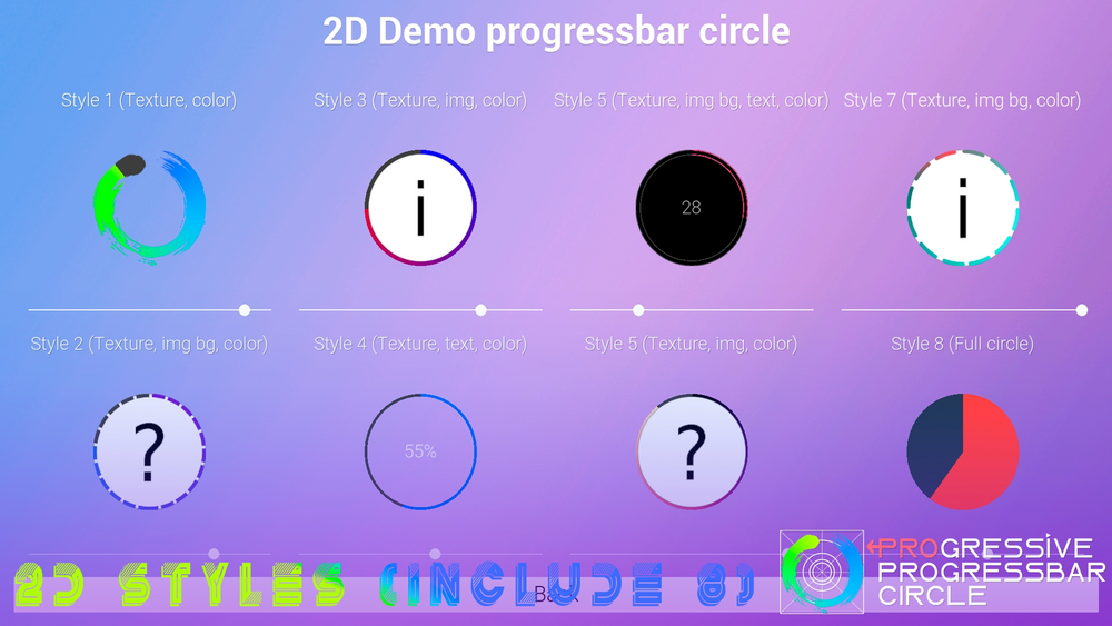 Progressive UI - Progressbar circle 