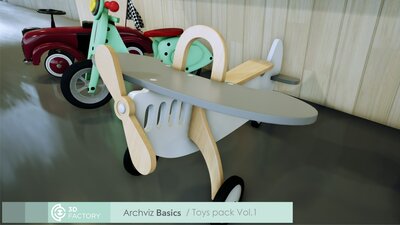 ArchViz Basics - Toys - Pack Vol.1 