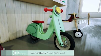 ArchViz Basics - Toys - Pack Vol.1 