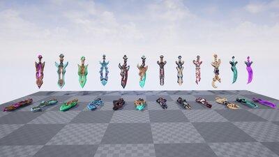 Fantastic Swords Weapons Asset Pack Vol.1 