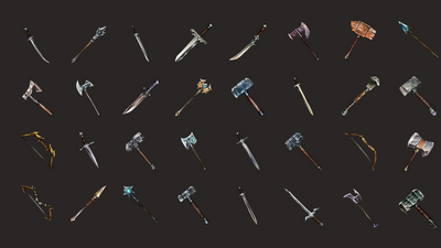 270+ RPG Weapon Pack 