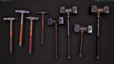 Battle Hammers Pack 