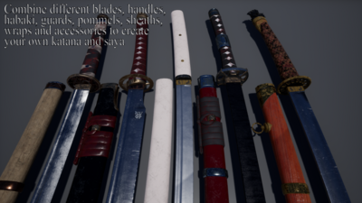 Modular Fantasy Katana Set 