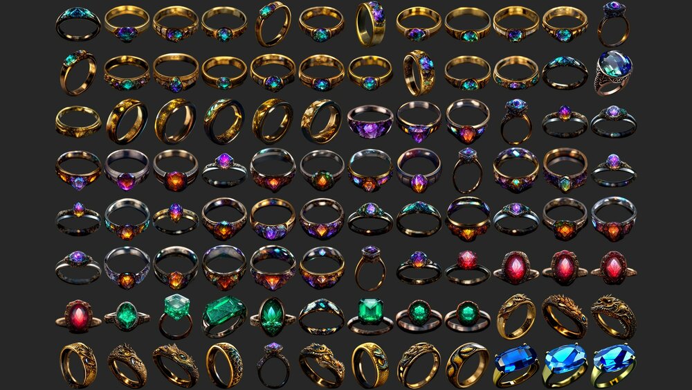 100+ Rings 