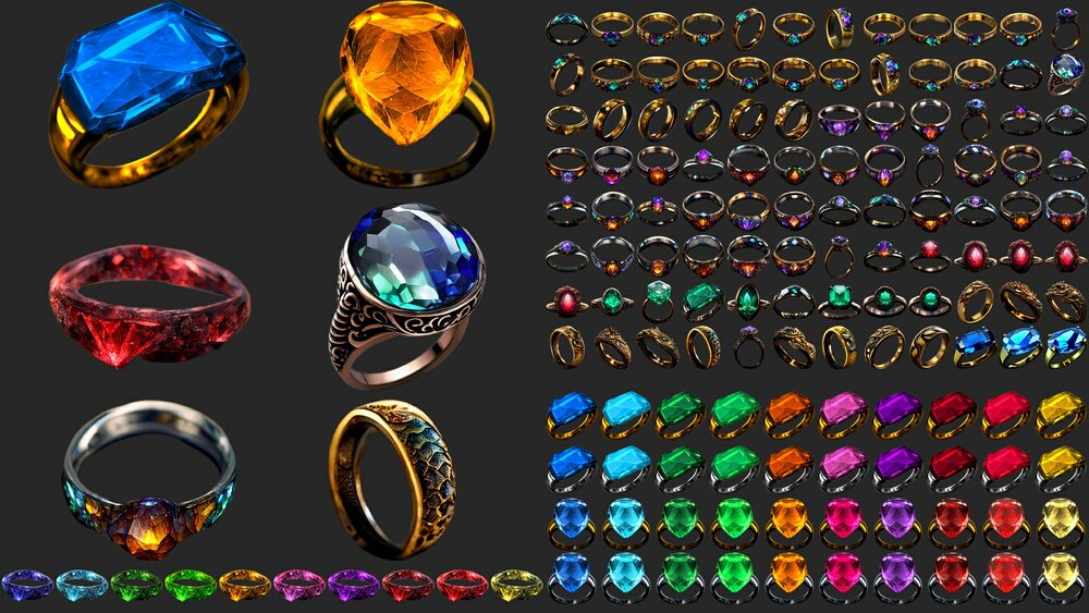 100+ Rings 