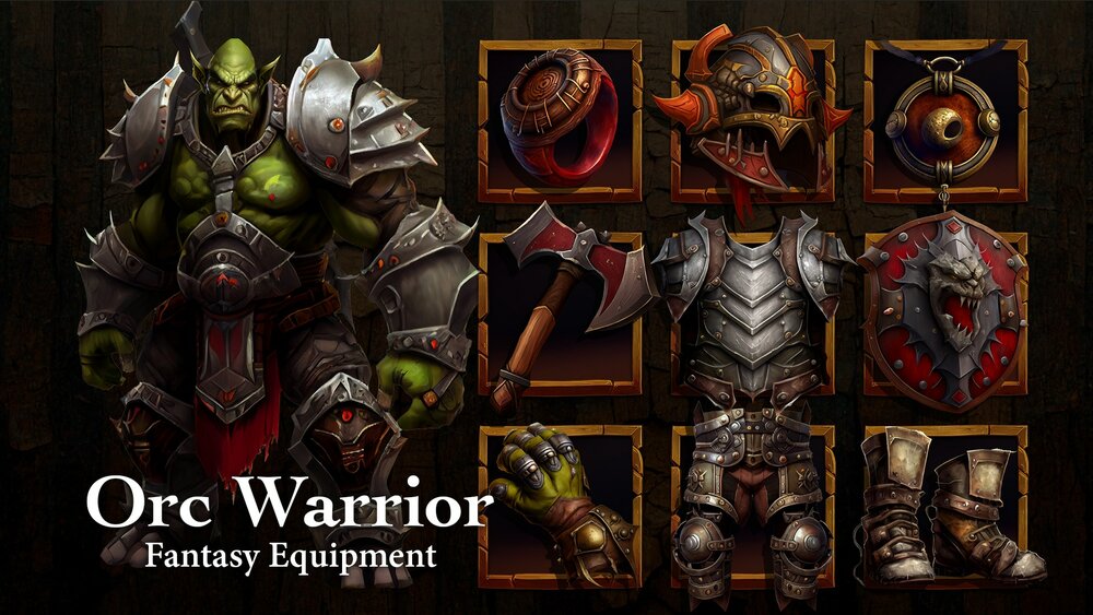 Fantasy Equipment: Orc Warrior 