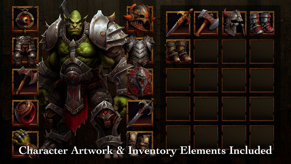 Fantasy Equipment: Orc Warrior 