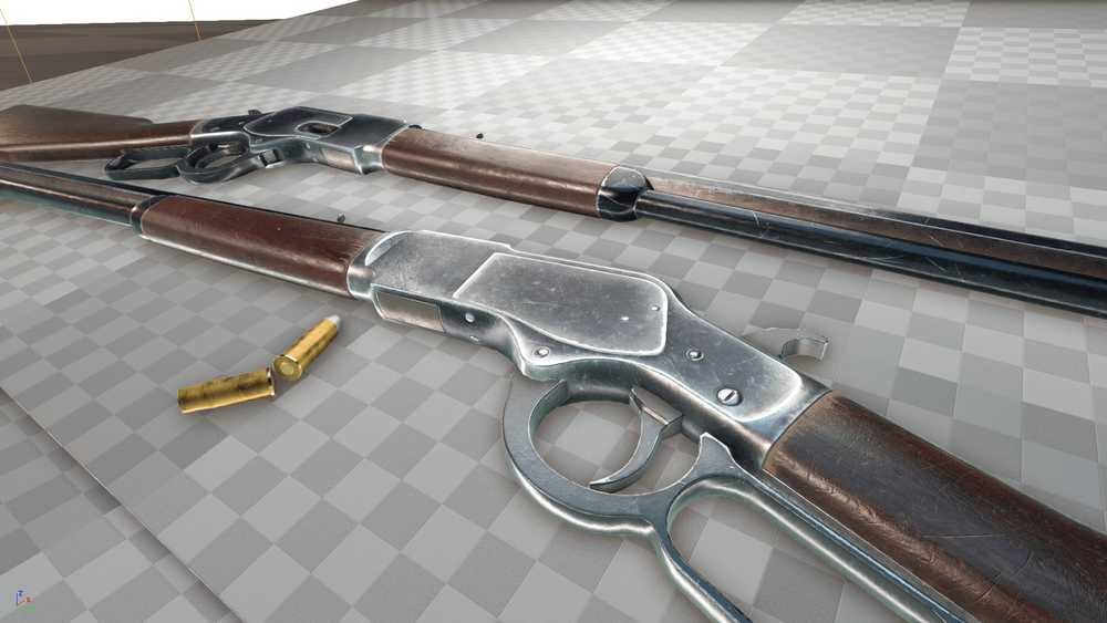 Animated Wild West Rifle 