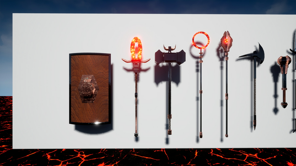 Fire Element Weapon Pack 