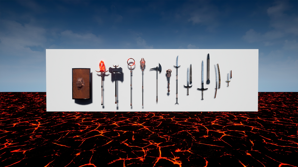 Fire Element Weapon Pack 