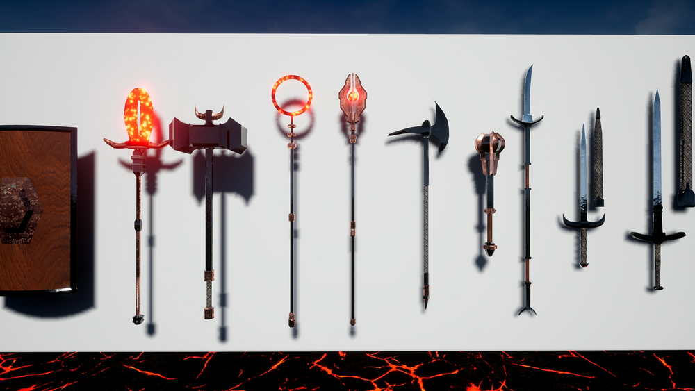 Fire Element Weapon Pack 