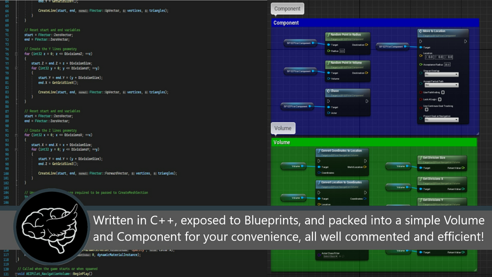 EZPilot - Simple 3D AI Navigation Mesh and Component 