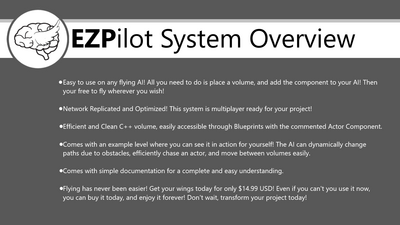 EZPilot - Simple 3D AI Navigation Mesh and Component 