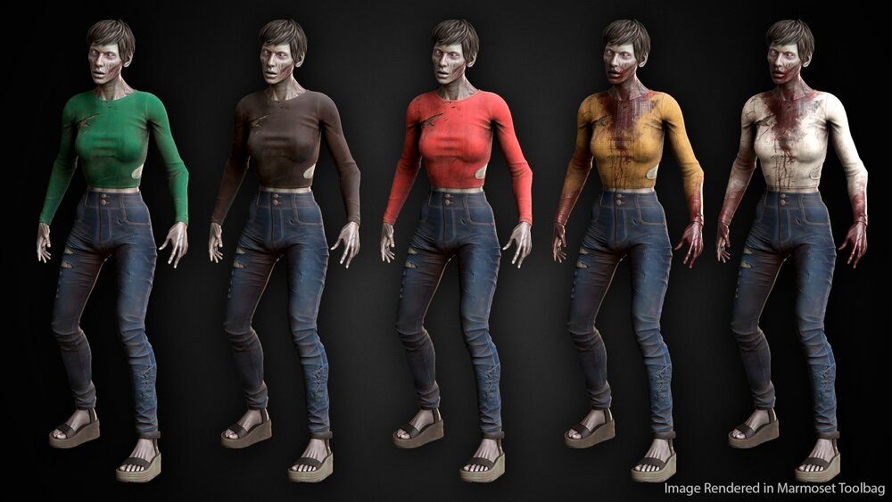 Female Zombie Bundle 