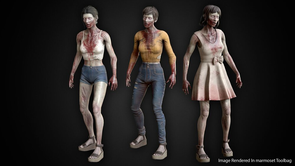 Female Zombie Bundle 