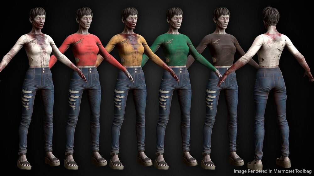 Female Zombie Bundle 