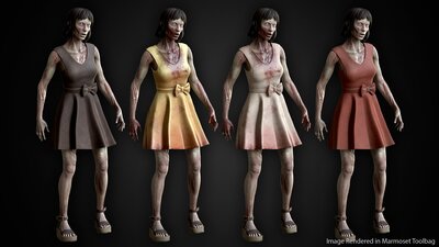 Female Zombie Bundle 