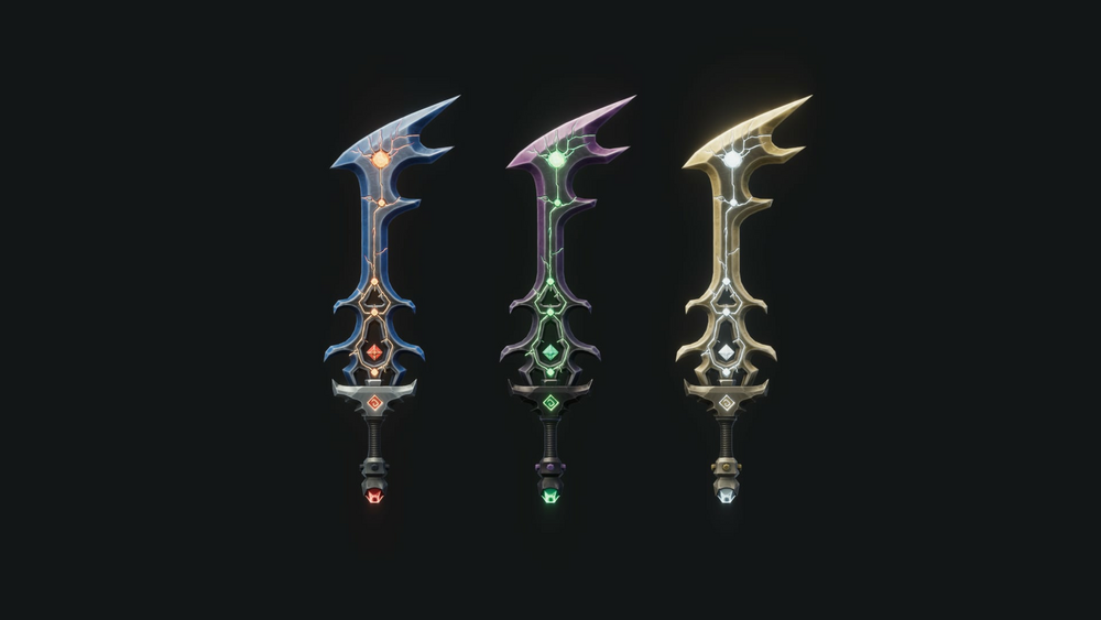 100+ Stylized Weapons Bundle - Fantasy RPG 